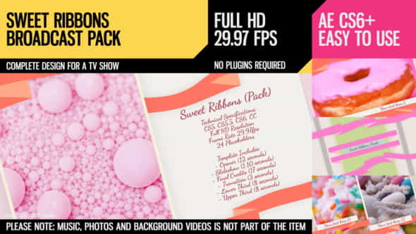 Sweet Ribbons (Pack) - VideoHive 7797639