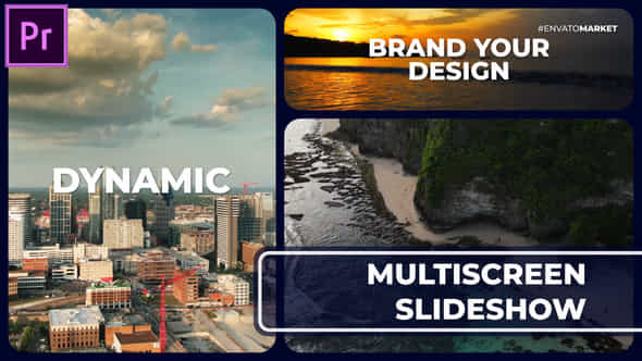 Multiscreen Opener Mogrt For Premier Pro - VideoHive 53254490