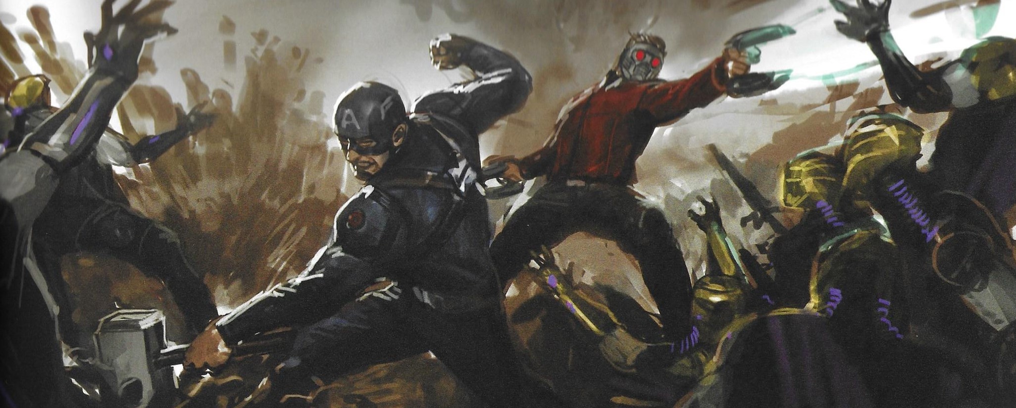 Avengers Endgame Final Battle Concept Art Sees Thanos Smash