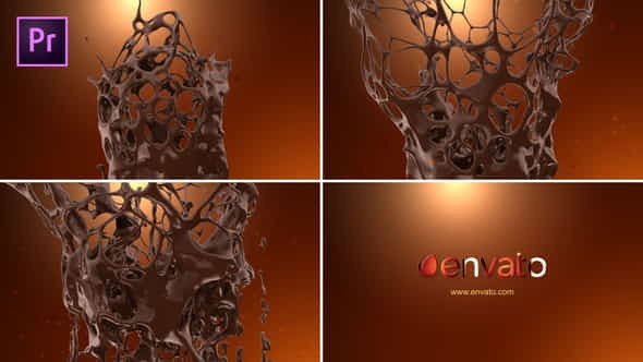 Chocolate Splash Logo - VideoHive 22743852