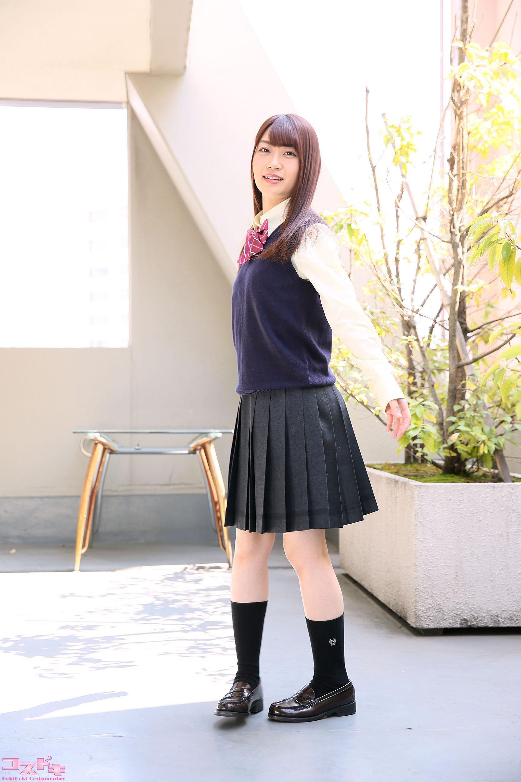 [Cosdoki] Ichika Kasagi 笠木いちか kasagiichika_pic_seifuku1(1)