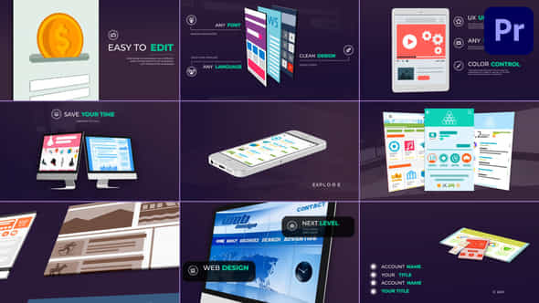 Website Presentation Pack For Premiere Pro - VideoHive 48814681