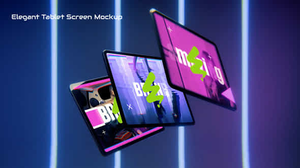 Elegant Tablet Screen Mockup - VideoHive 58504106