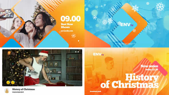 Merry Christmas Broadcast Pack - VideoHive 29465255