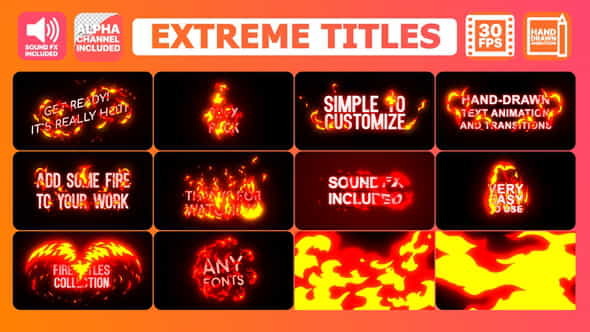 Extreme Titles | Premiere Pro - VideoHive 24329155