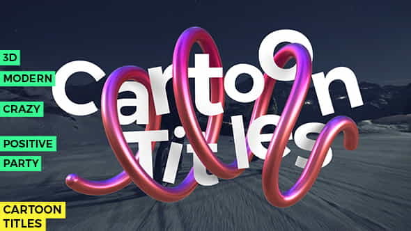 Winding Line - Cartoon Titles - VideoHive 20546719