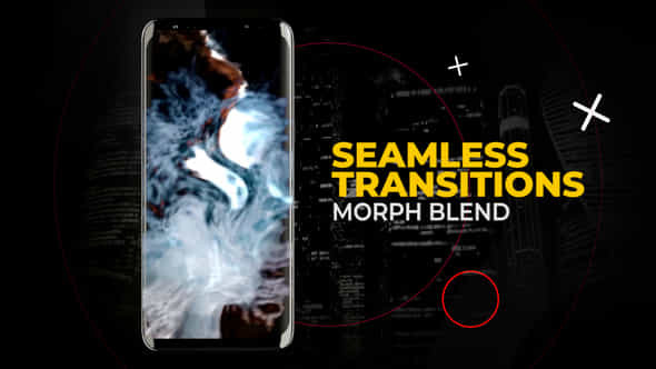 Vertical Morph Blend Transitions After Effects - VideoHive 58578177
