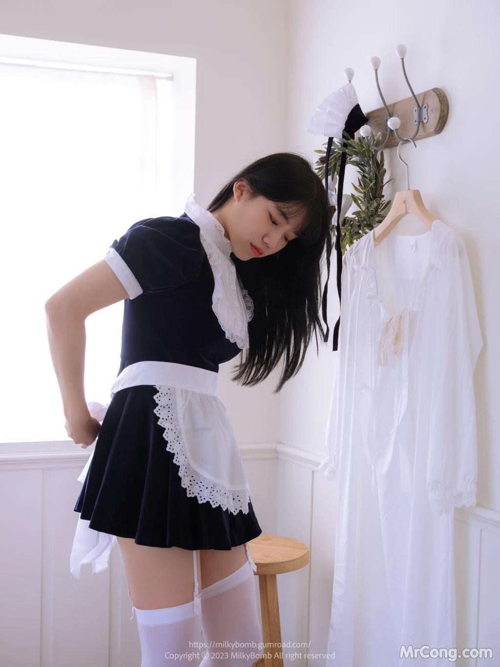 [MilkyBomb] Yui: Vol.3 Maid (291 photos )(173)
