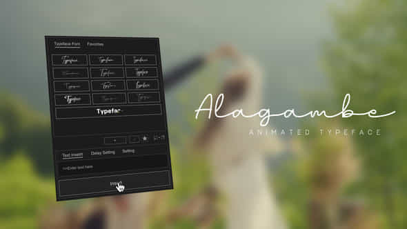 Animated Typeface Alagambe - VideoHive 56882131