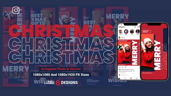 Merry Christmas Instagram Template B202 - VideoHive 34967623