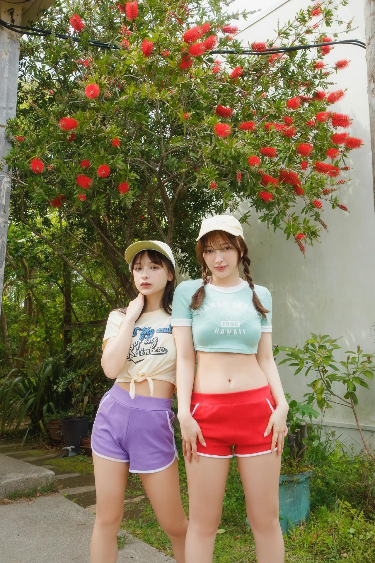 Erika エリカ, Marina Momose 百瀬まりな, FRIDAYデジタル写真集 「マンスリーガール049」 Set.01(2)