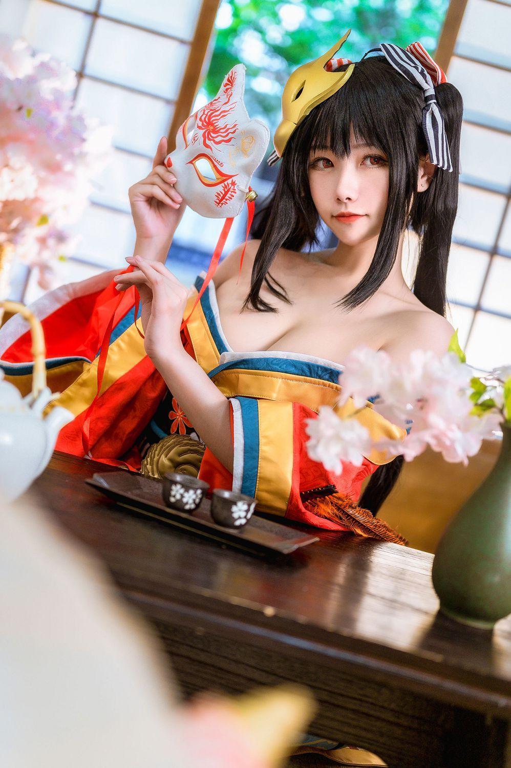 [福利女神cosplay] 微博妹子Momoko葵葵 - 大凤之和服(7)