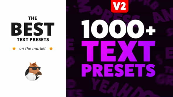 Text Presets for Animation Composer - VideoHive 8949951