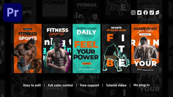 Fitness Trainer Instagram - VideoHive 46152978