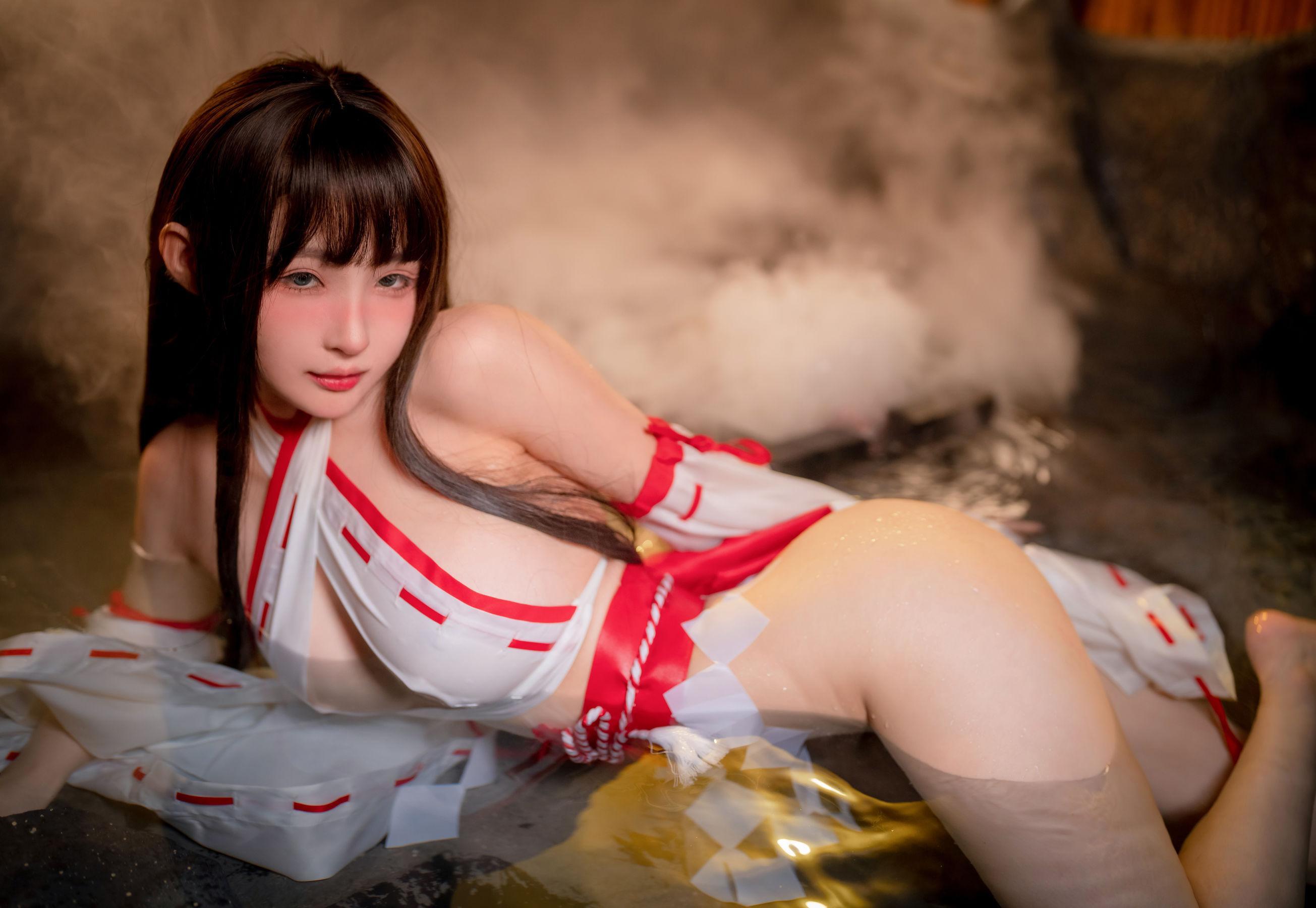 [福利女神cosplay] 桜井宁宁 - 纯洁巫女/61P(48)