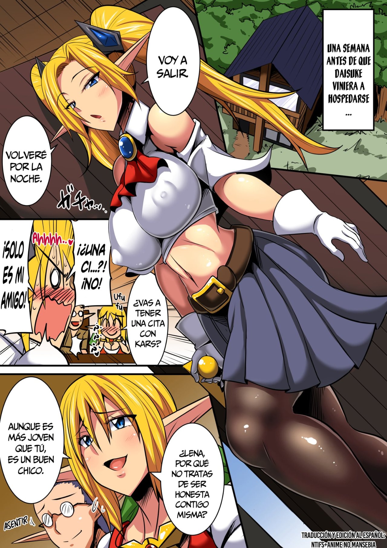 Elf Oyako to Pakopako Ibunka Kouryuu! -Lena Hen- - 1