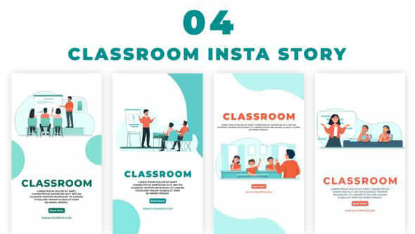 Offline Classroom Instagram - VideoHive 39026874