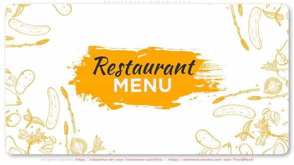 Restaurant Video Menu - VideoHive 31676728