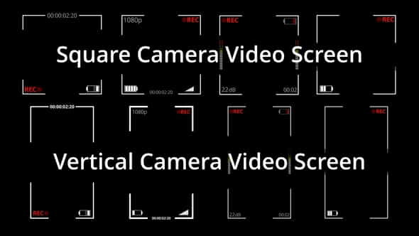 Square and Vertical Video Recording - VideoHive 32048136