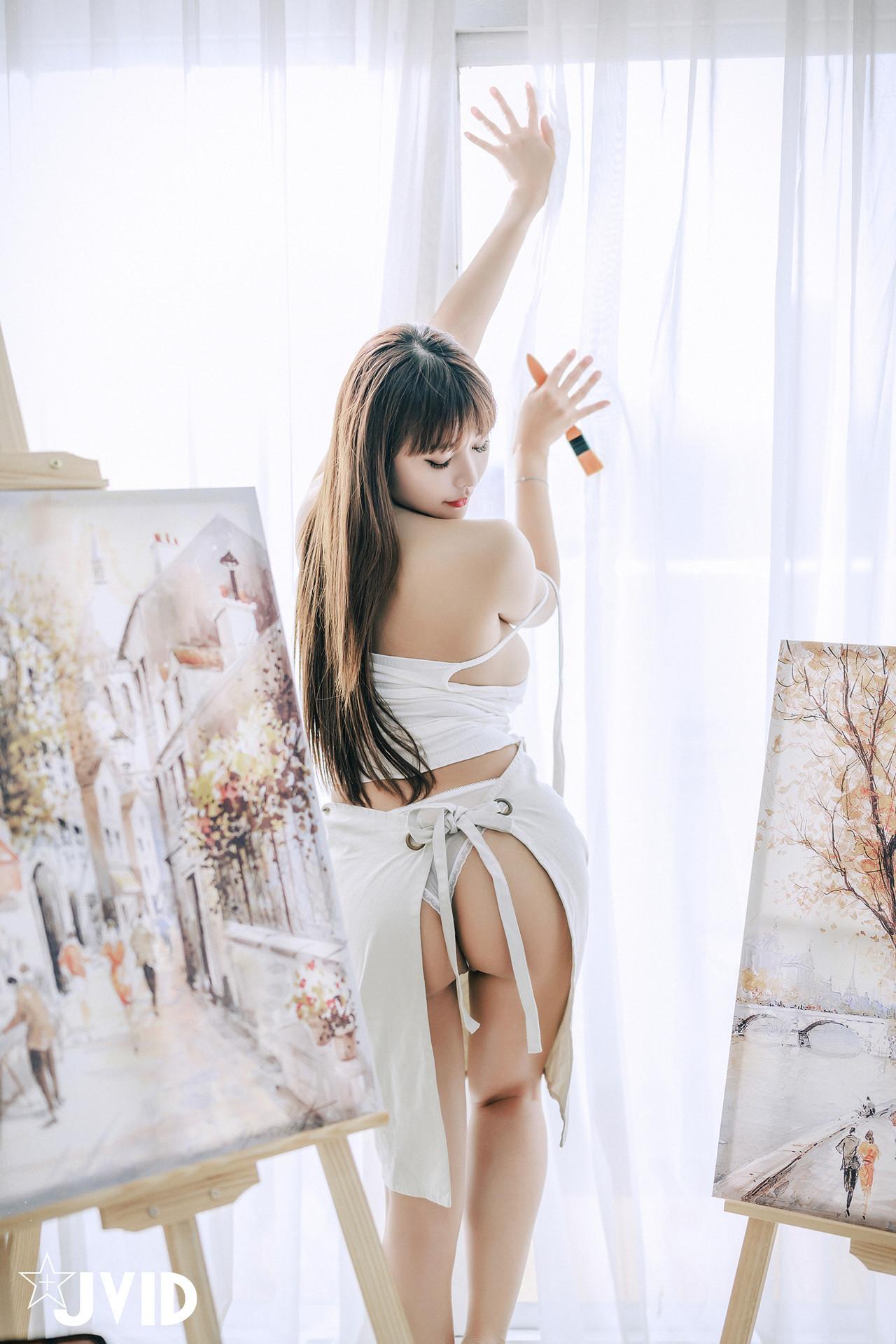 JVID Lele 乐乐 – 热爱榨精的漫画家-艺术家-生日限定尺度 Set.01(20)