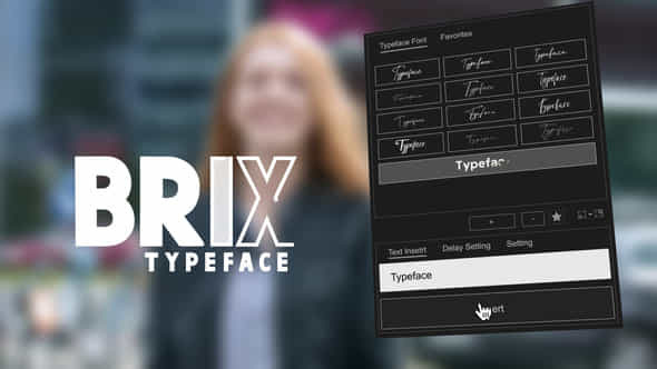 Animated Typeface Brix - VideoHive 57519765