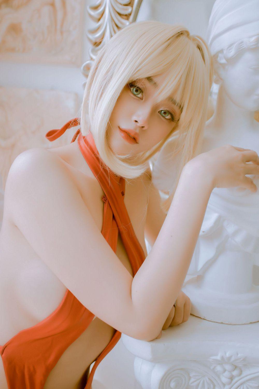 [福利女神cosplay] Byoru - Nero Swimsuit 尼禄泳装(42)