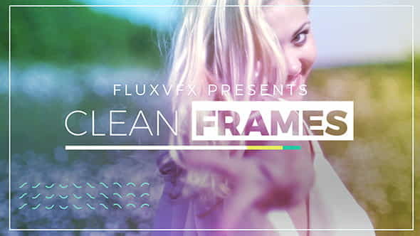 Clean Frames - VideoHive 18603365