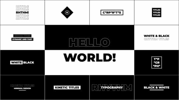 Kinetic Titles - VideoHive 45528768