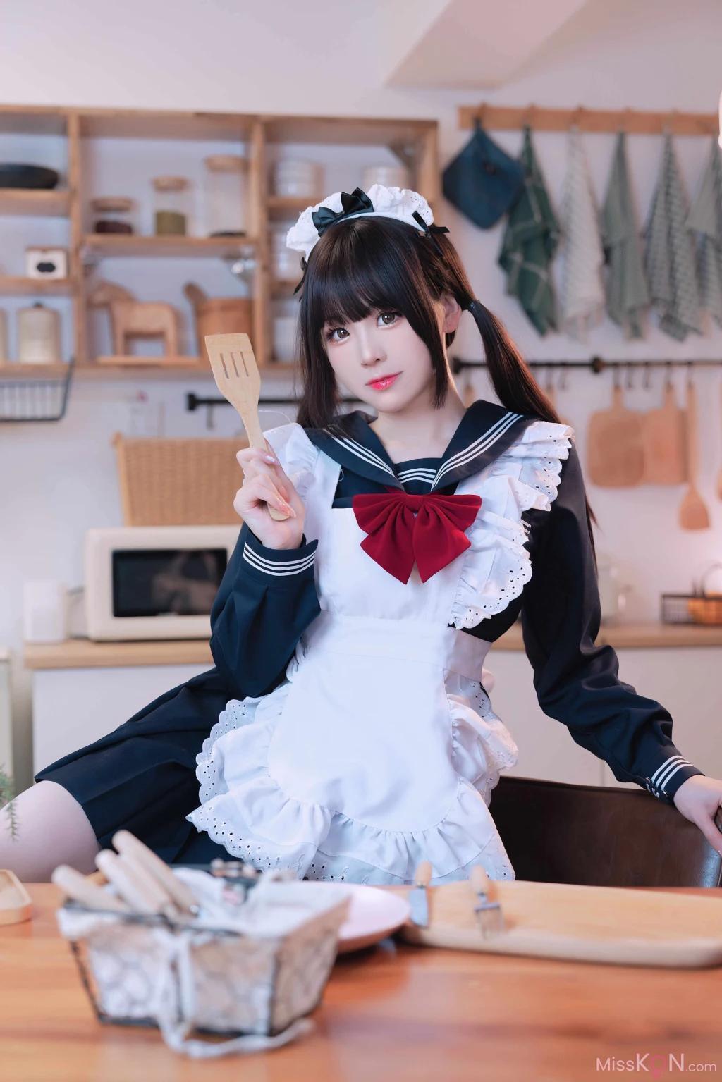 Coser@miko酱ww: 甜心女仆 (30 photos)(25)
