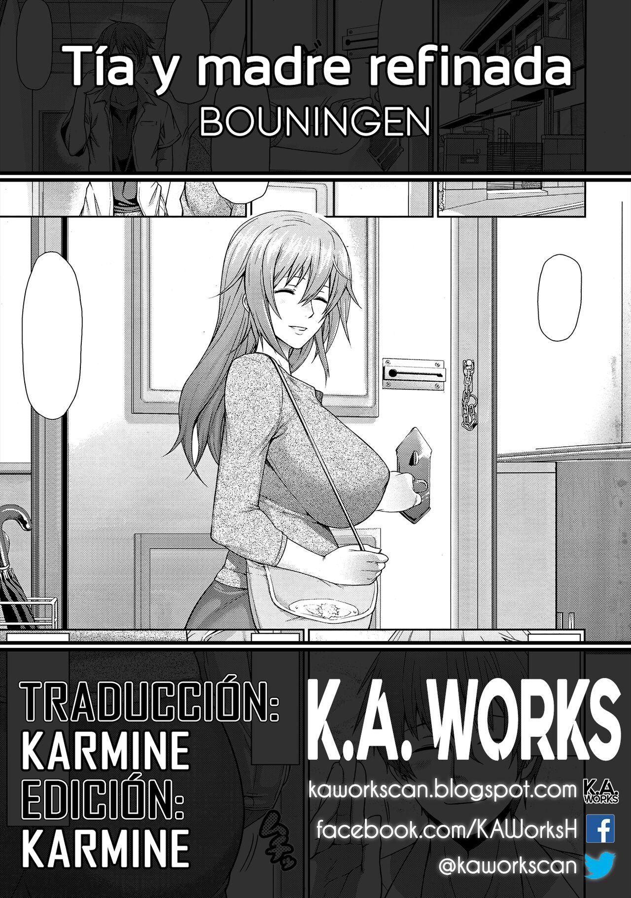 [Bouningen] Oba to Shukubo  Tía y madre refinada (COMIC Tenma 2010-05) [Spanish] [K.A. Works] [Descensored]