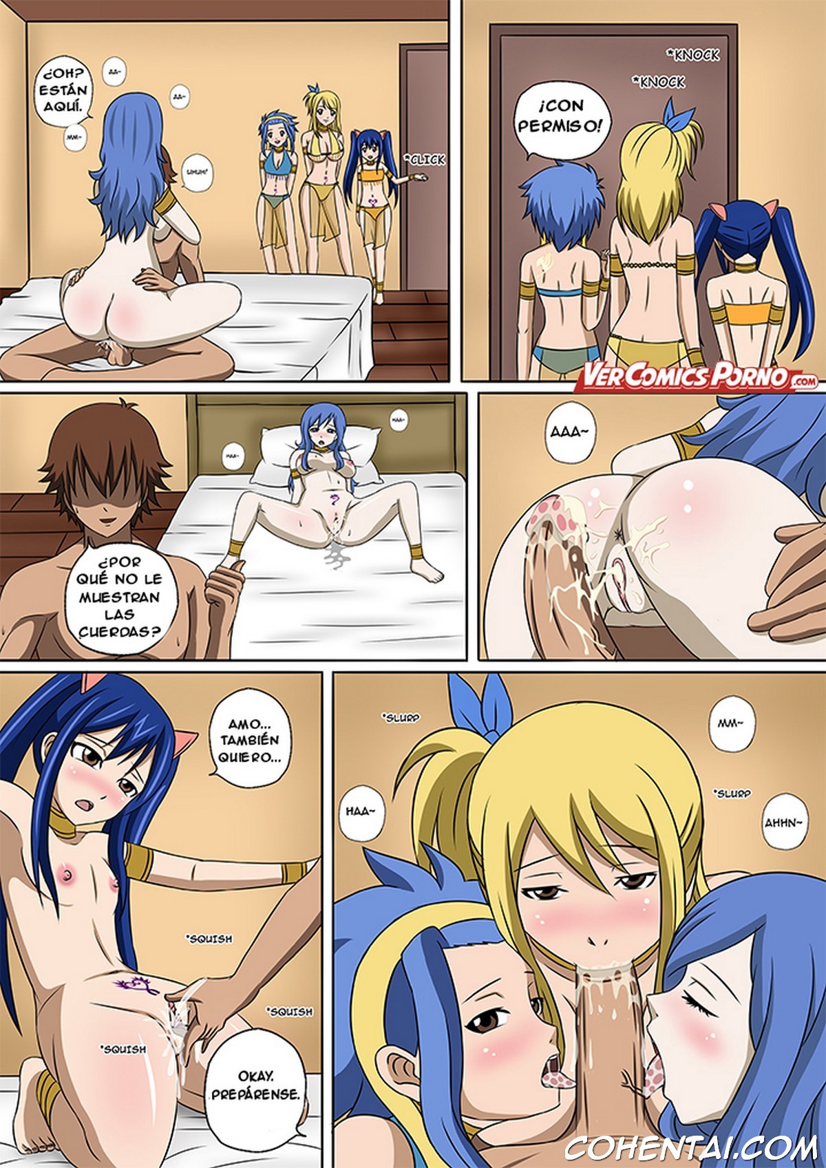 Fairy Hunting 3.5 (Fairy Tail) xxx comics manga porno doujin hentai español sexo 