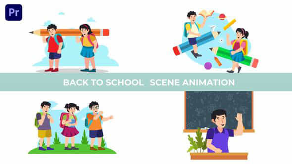 Kids Back To - VideoHive 39792298