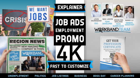Employment Job Career Work Hiring - VideoHive 29874015