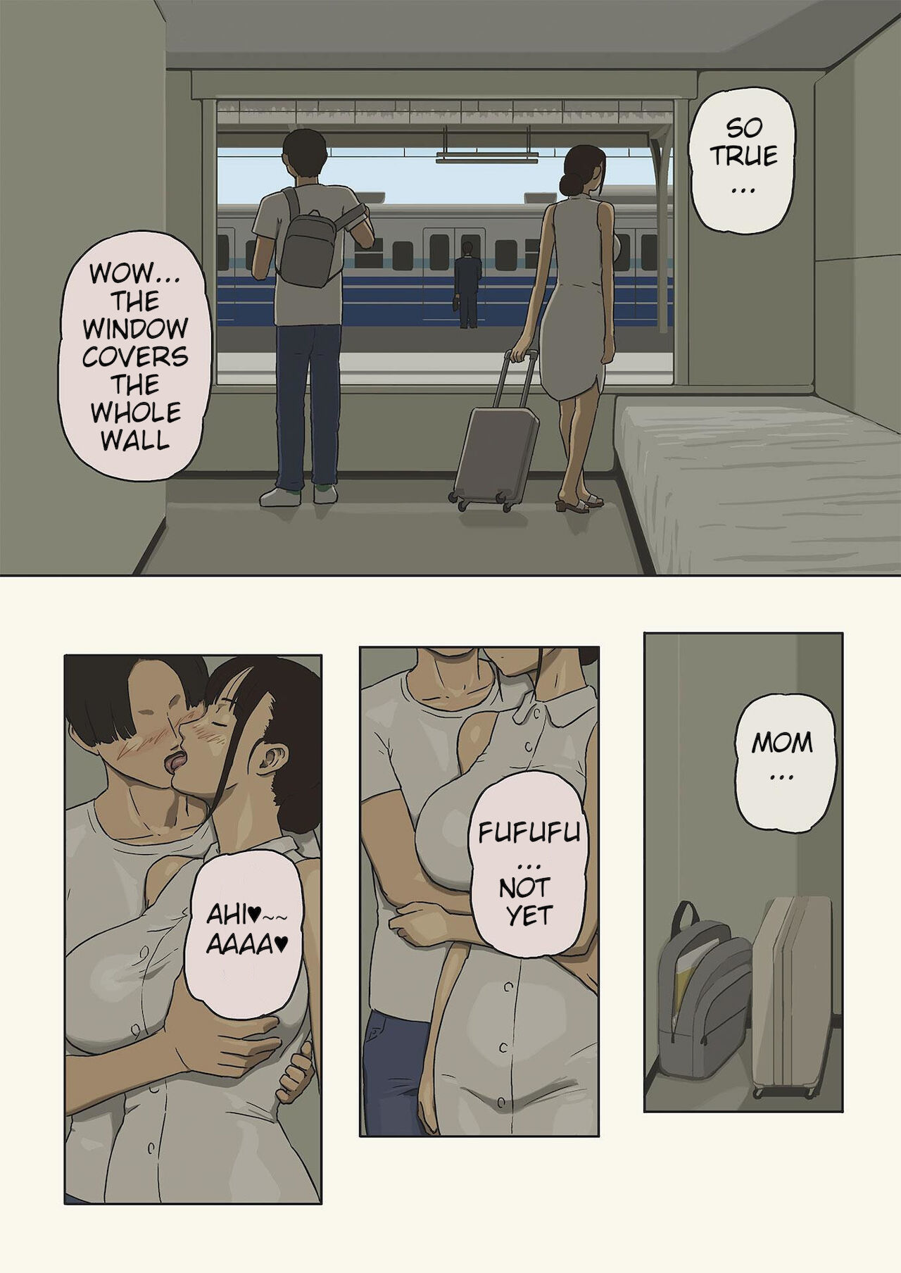 [Izayoi no Kiki] Share 4 Oyako no Shasou kara Ai to Sex o Motomete  Share 4 - A Parent and Child in the Window of a Train Car Seeking Love and Sex  [English]