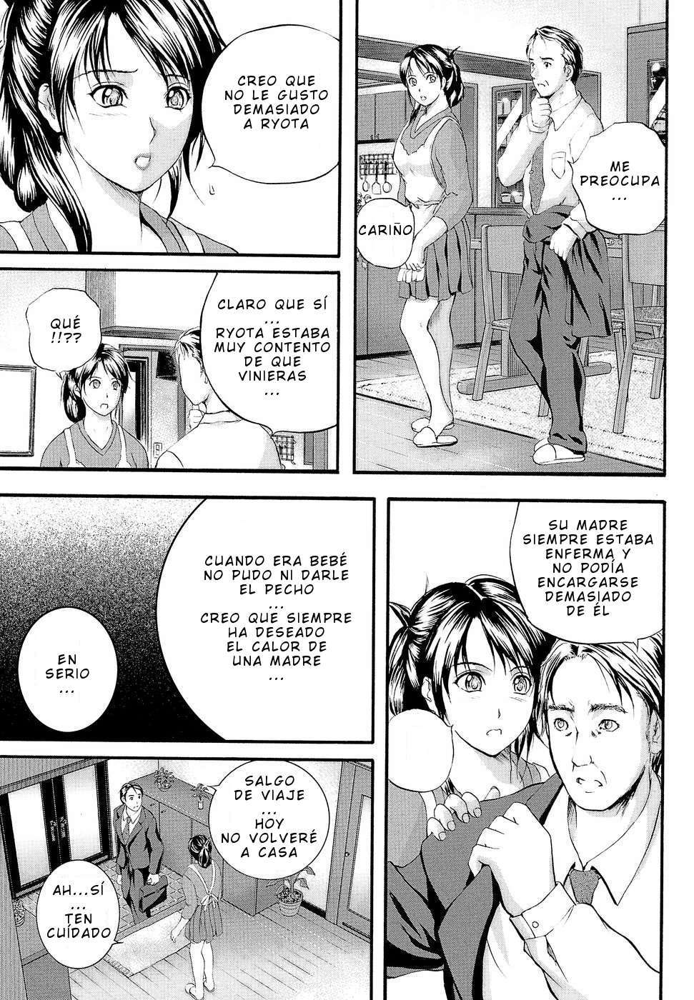 [Izumi Kyouta] Mama to Boku no Milk (Yawahada Shidou) [Spanish]