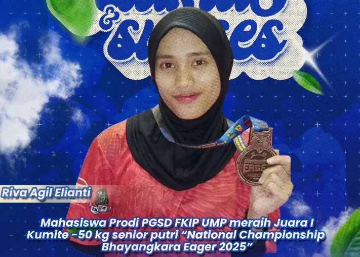 Mahasiswa PGSD UMP Raih Emas Kumite di Kejuaraan Nasional Bhayangkara Eager 2025