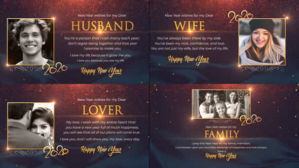 New Year Wishes For Loved Ones - VideoHive 23074208