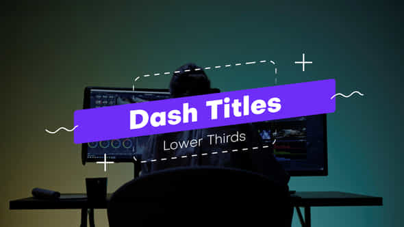 Dash Titles Lower - VideoHive 46551592