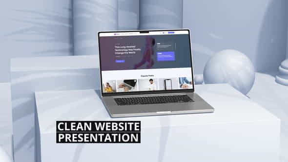 Clean Website Promo - VideoHive 38460697