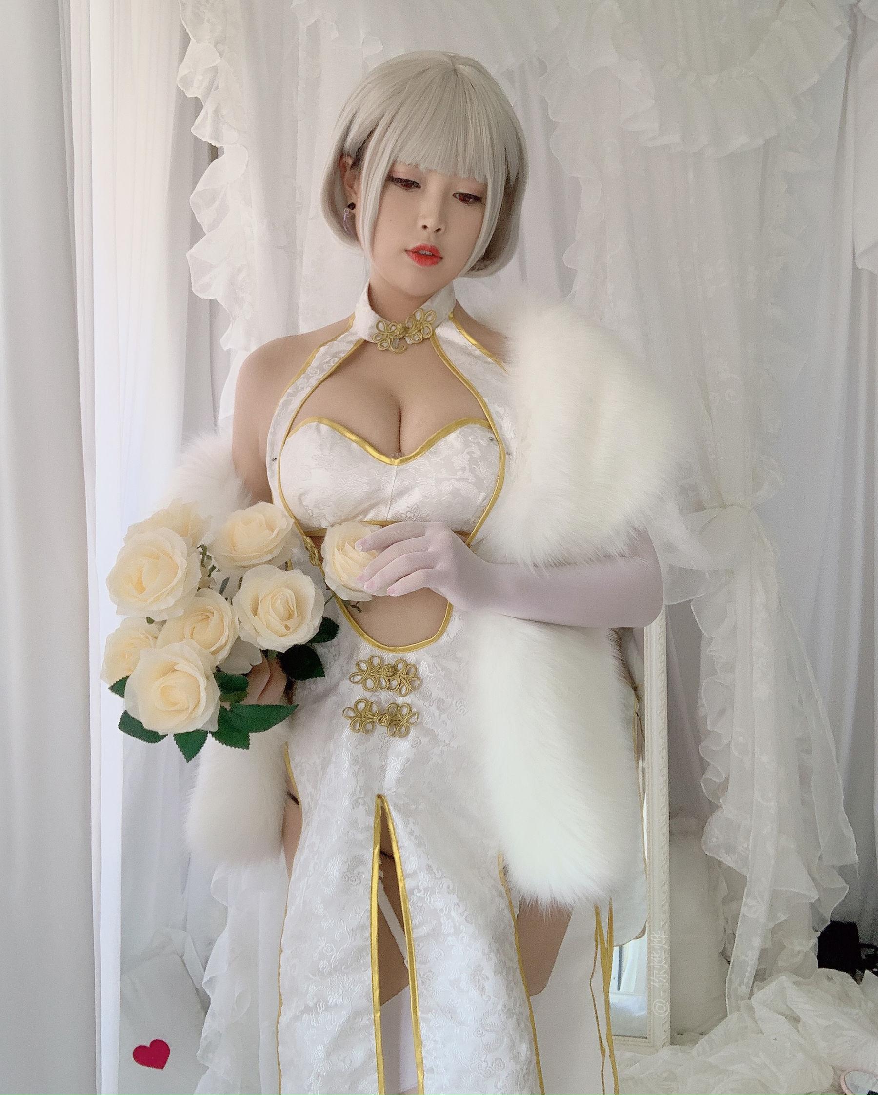 [美女Coser] -白烨- 《白旗袍》 写真集(25)