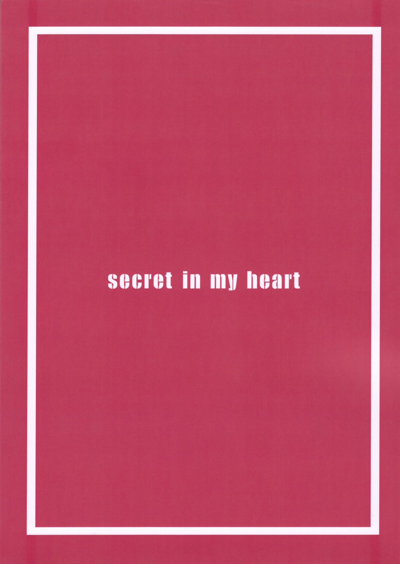 Secret In My Heart - 21