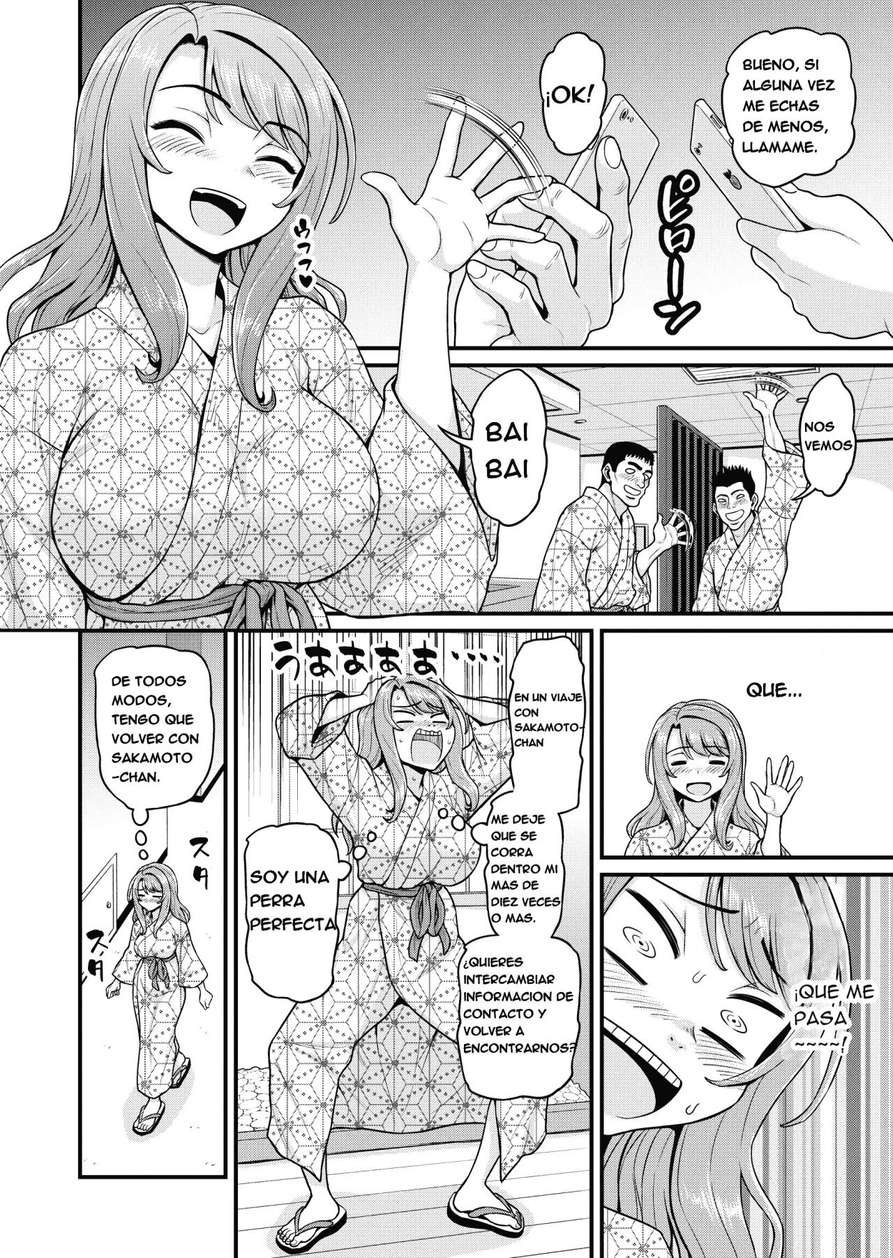 [Chimamire Yashiki (Gachonjirou)] Game Tomodachi no Onnanoko to Onsen Ryokou de Yaru Hanashi NTRver. [Spanish]