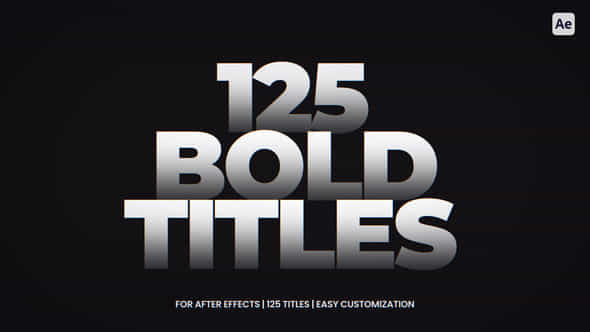 Musthave Titles For After Effects - VideoHive 57342951