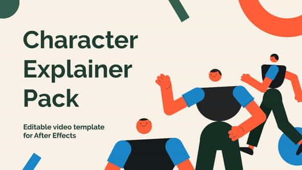 Explainer 2D Character Animation Pack - VideoHive 35544084
