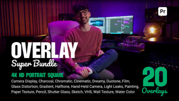 Overlay Super Bundle For Premiere Pro - VideoHive 55410105