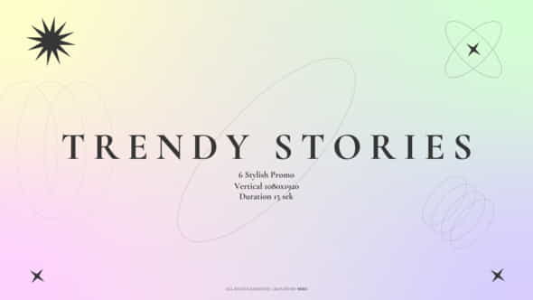 Trendy Stories - VideoHive 35935809
