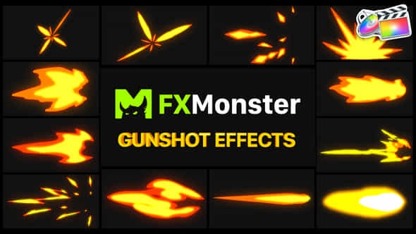 Gunshot Effects Fcpx - VideoHive 27490746