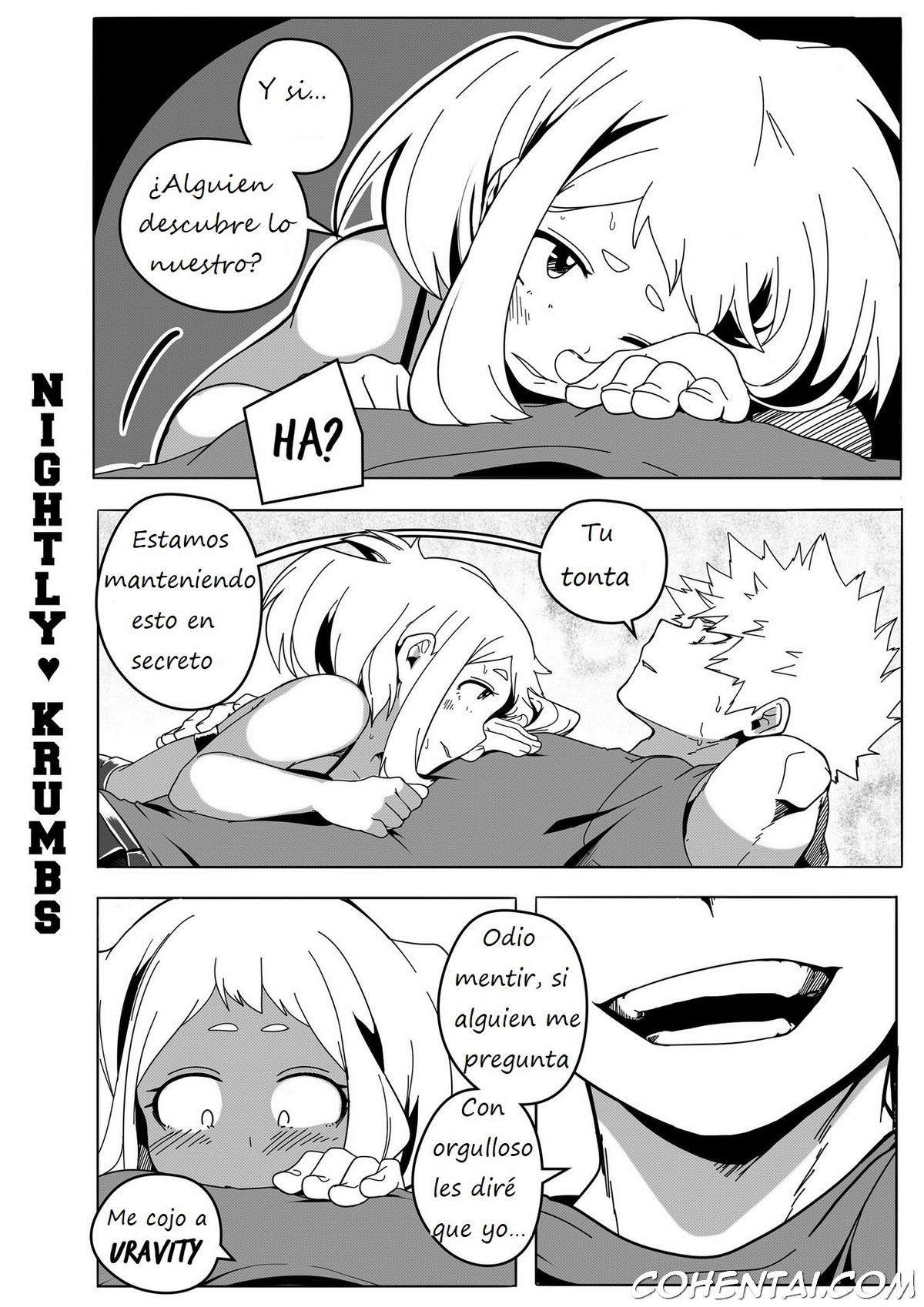 NIGHTLY KRUMBS (Boku no Hero Academia) xxx comics manga porno doujin hentai español sexo 