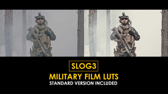 Slog3 Military Film And Standard Color Luts - VideoHive 50931082