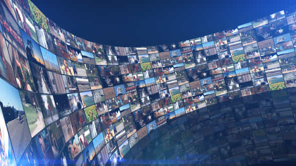 Curved Video Wall - VideoHive 38873957